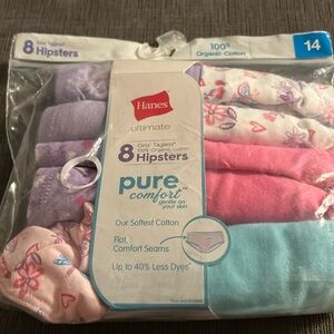 Girls Hipsters 6pack size 14 NWT